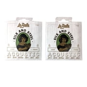 La Bella Guitar Strings 2- Pack Silk & Steel Light 11-51 Balanced Fingerpicker