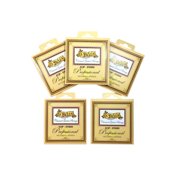 La Bella Guitar Strings 5-Pack Classical Professional Series 413P