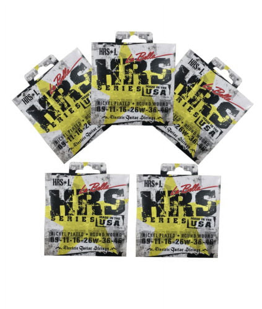 La Bella Guitar Strings - Electric * 5 Pack * Light HRS Series - 09-46 Nickel