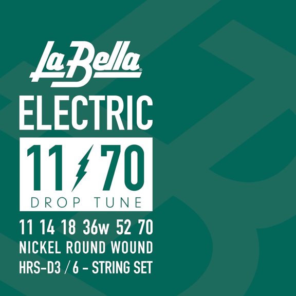 La Bella HRS-D Drop Tune Electric Guitar Strings 11 - 70