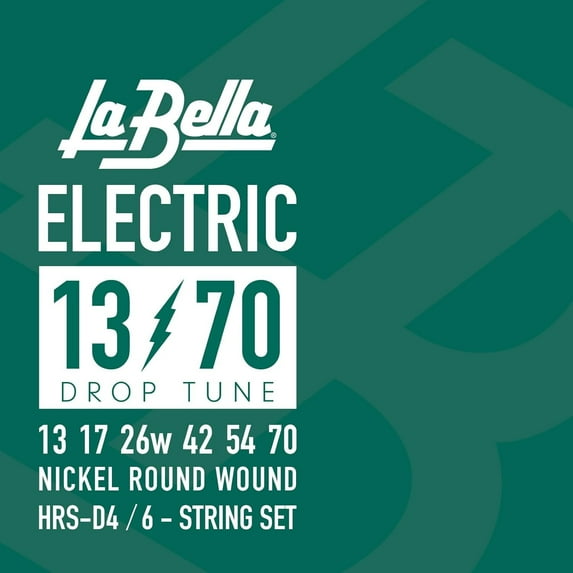 La Bella HRS-D Drop Tune Electric Guitar Strings 13 - 70
