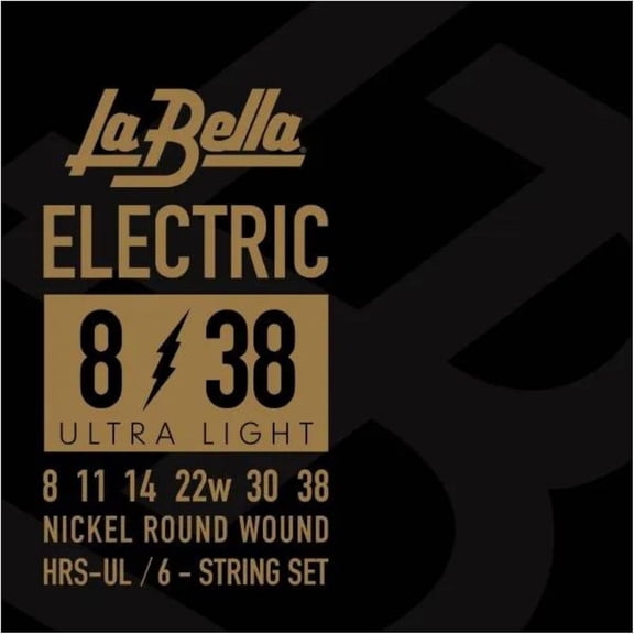 La Bella HRS Electric Guitar Strings Ultra Light (9 - 38)