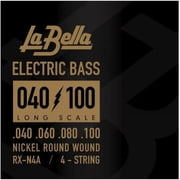La Bella RX Series Nickel 4-String Electric Bass Strings 40 - 100