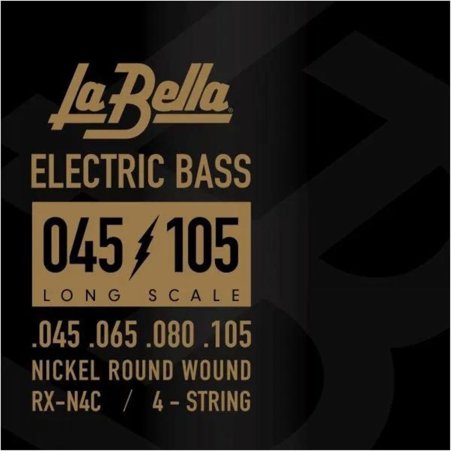 La Bella RX Series Nickel 4-String Electric Bass Strings (45 - 105)