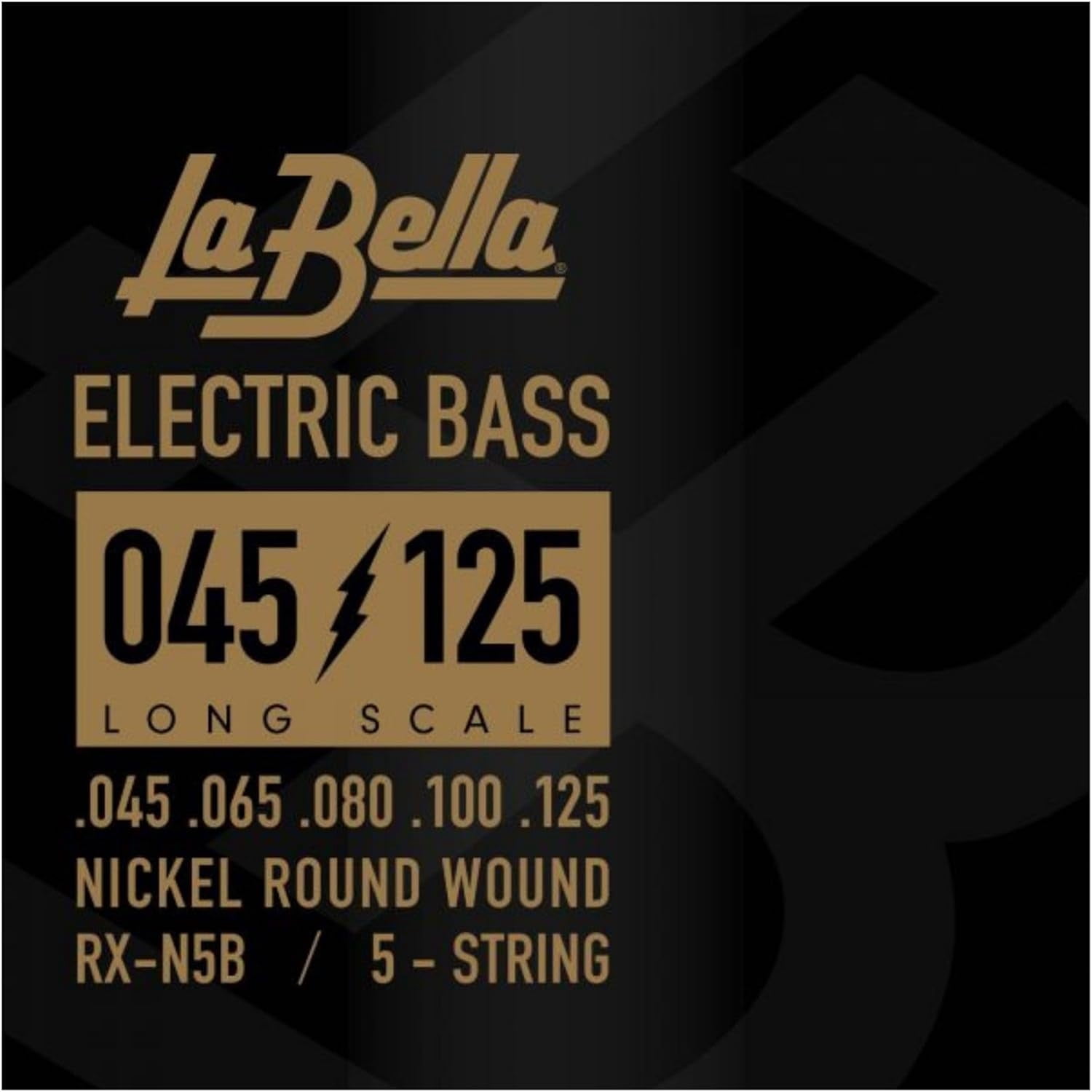 La Bella Rx Series Nickel 5-String Electric Bass Strings 45 - 125