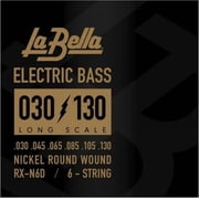 La Bella Rx Series Nickel 6-String Electric Bass Strings (30 - 130)