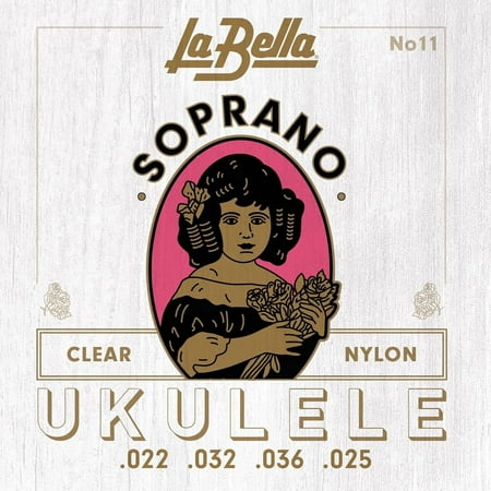 La Bella Soprano Clear Nylon Ukulele Strings