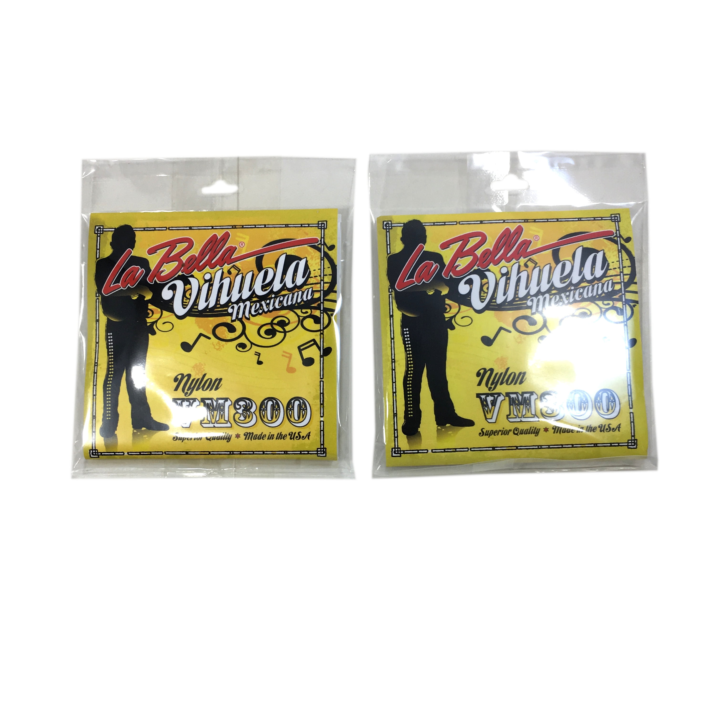 La Bella Vihuela De Mexico Guitar Strings 2-Packs VM300