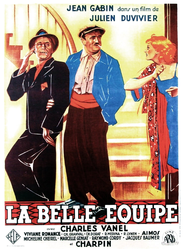 La Belle Equipe Canvas Art -  (24 x 36)