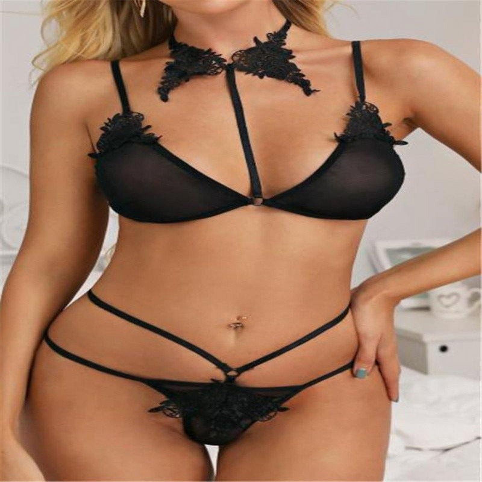 La Belle Fantastique Willow 2 Pieces Sexy Lingerie Set | Sexy Mesh three-dimensional embroider | Gift For Her Wedding Gift