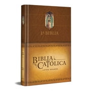La Biblia Cat lica Edici n Letra Grande. Tapa Dura, Marr n, Con Virgen de Guadalupe En Cubierta / Catholic Bible. Hard , Hardcover