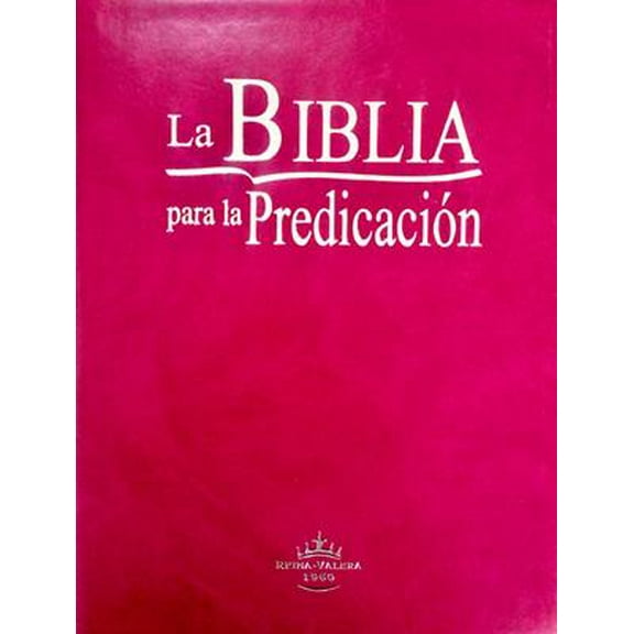 La Biblia para la Predicacin RVR60 - Letra Grande, imit. piel purpura, indice