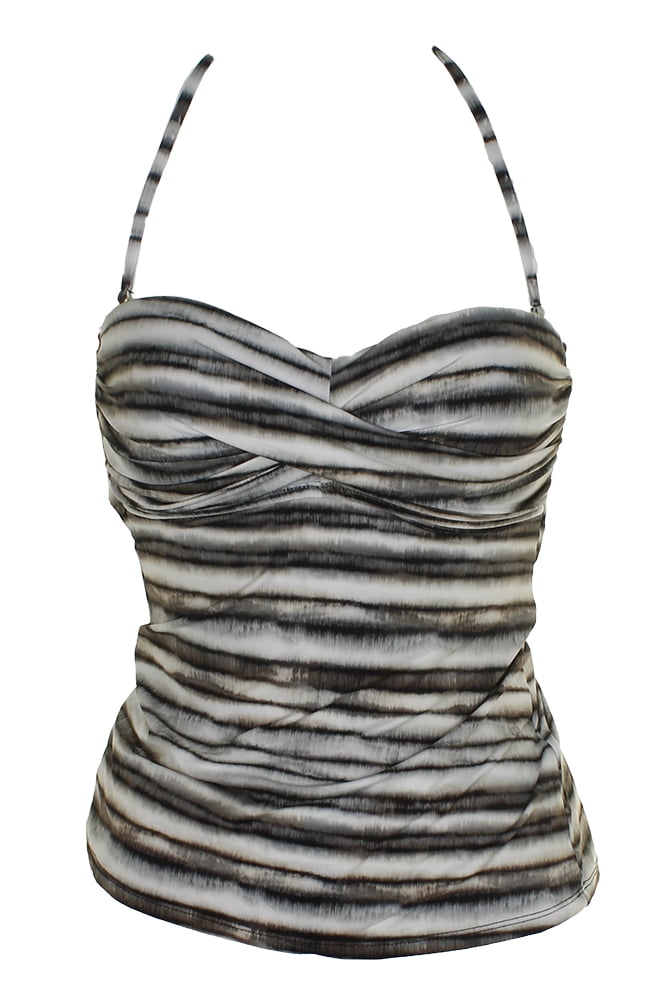 la blanca bandeau tankini