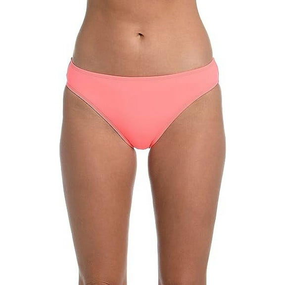 La Blanca Women's Island Goddess Hipster Bikini Swimsuit Bottom, Hot Coral, 14
