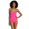 thumbnail image 1 of La Blanca Women's Island Goddess Lingerie One Piece Swimsuit, Pop Pink, 14, 1 of 7