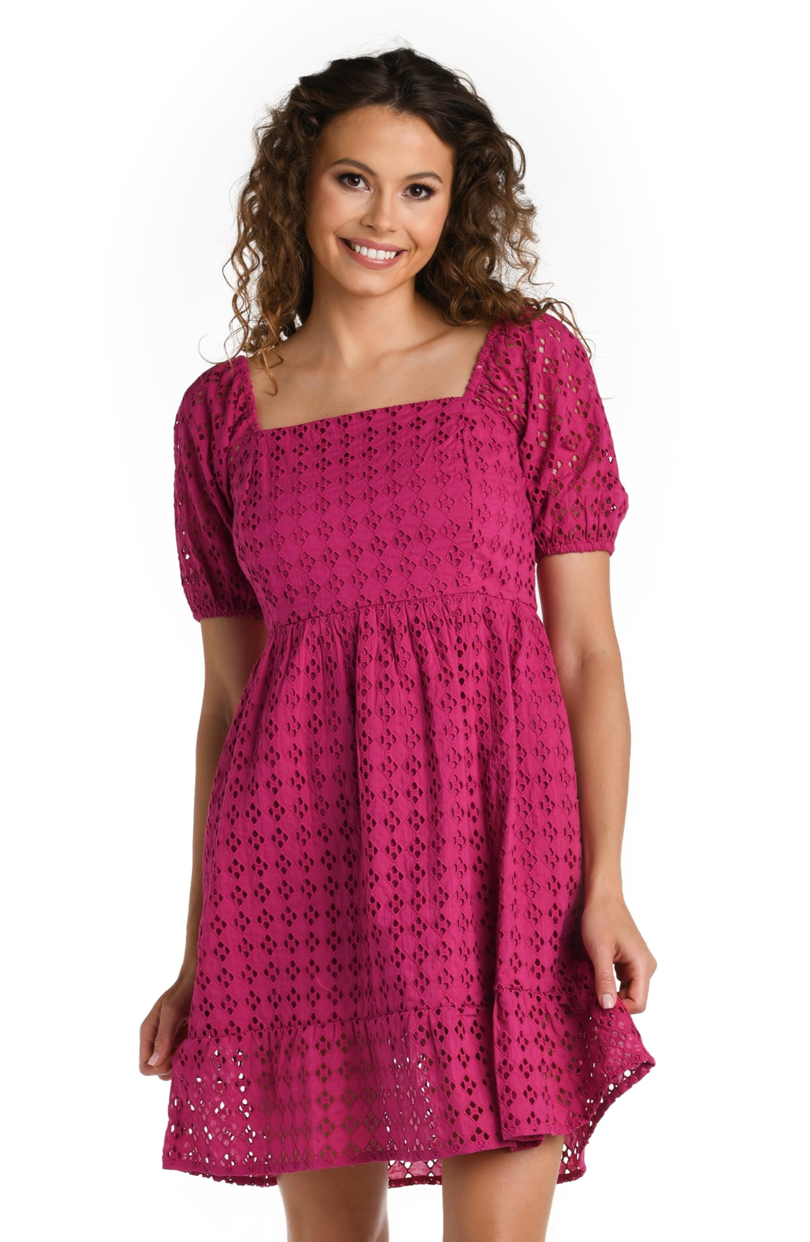 blanca pink dress Blanca Naya Dress in Fuchsia