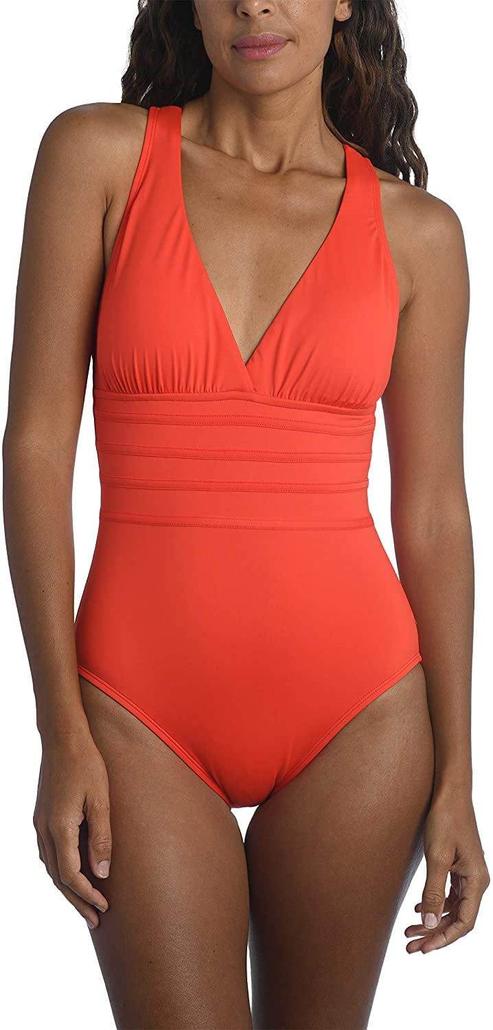 La Blanca Women s Standard Island Goddess Multi Strap Cross Back