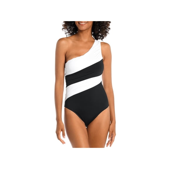 La Blanca womens  One-Piece, 6, Black