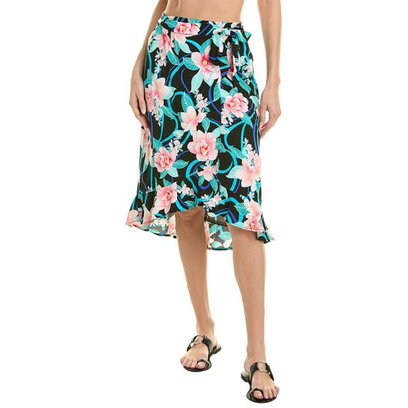 La Blanca womens Nightfall Flounce Cover-Up, XS