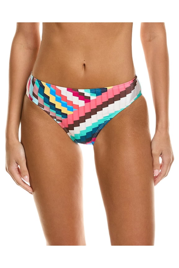 womens Slice Hipster Bikini Bottom, 16, White