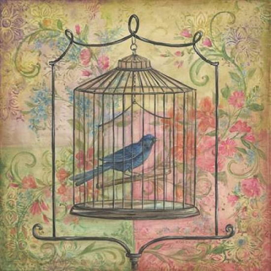 La Boheme Bird I Canvas Art - Kate McRostie (24 x 24)