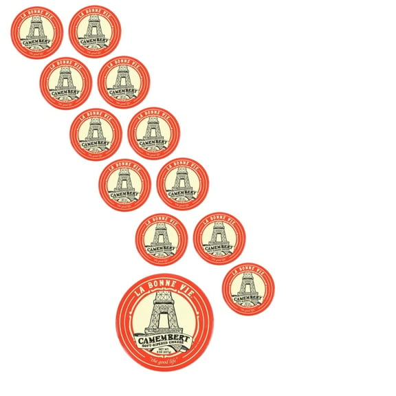 La Bonne Vie Camembert Cheese, 8 oz, 6 Pack