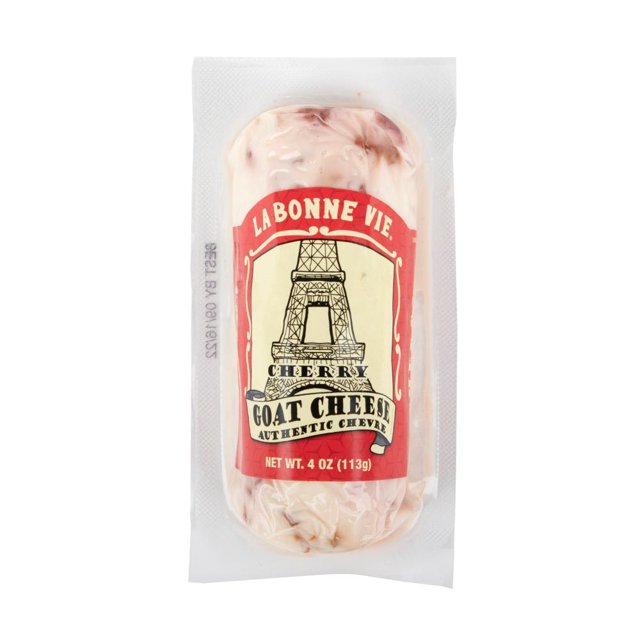La Bonne Vie Cherry Goat Cheese Log, 4OZ, 12 Pack - Walmart.com