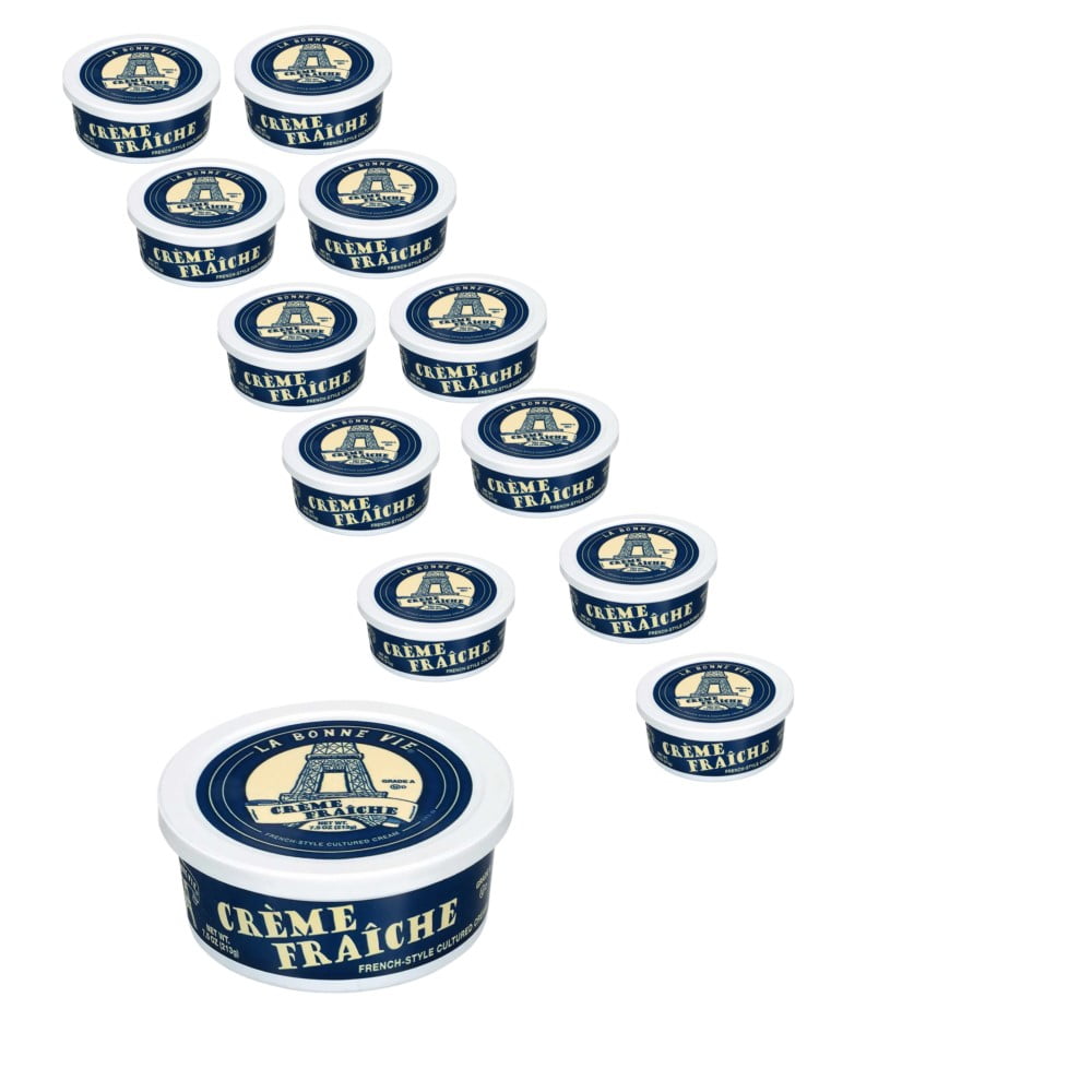 La Bonne Vie Creme Fraiche, 7.5OZ, 12 Pack