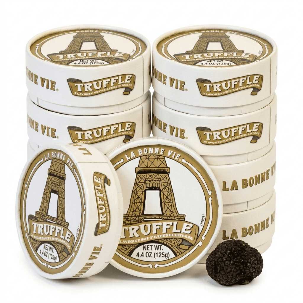La Bonne Vie Truffle Brie Cheese 4.4oz 10-Pk - rated 5 stars from 1 reviews