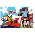 thumbnail image 1 of La Borinqueña - Graphic Wall Poster with Pushpins, 22.375" x 34", 1 of 6