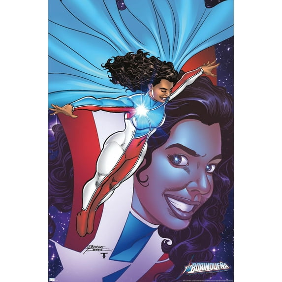 La Borinqueña - Headshot Wall Poster, 22.375" x 34"