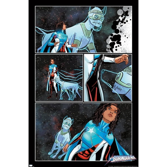 La Borinqueña - Space Wall Poster, 14.725" x 22.375"