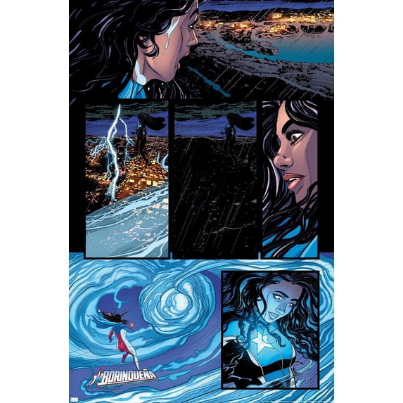 La Borinqueña - Storm Wall Poster, 14.725" x 22.375"