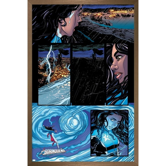 La Borinqueña - Storm Wall Poster, 14.725 x 22.38 Framed