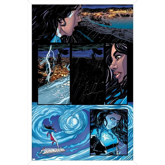 La Borinqueña - Storm Wall Poster, 22.375" x 34" Framed