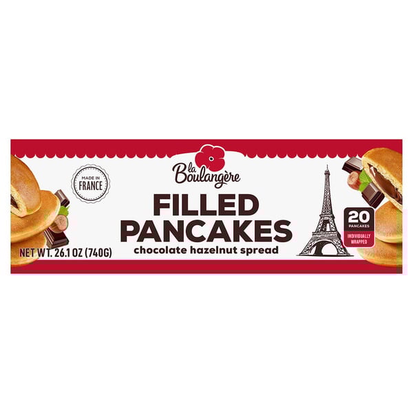 La Boulangere Chocolate Filled Pancakes, 20-count