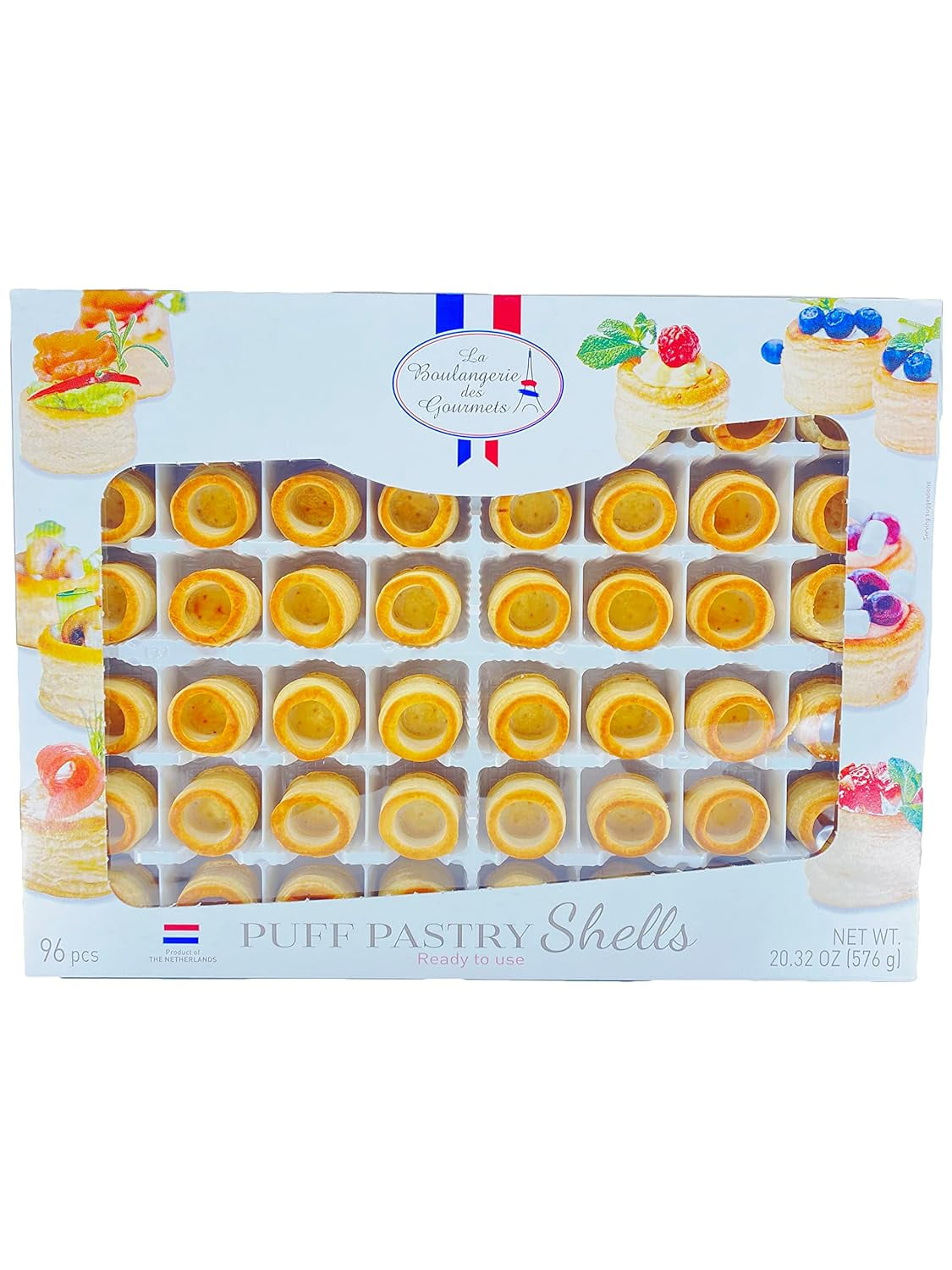 MIALO Trusted Traders Puff Pastry Shells, Buttery and Slightly Sweet ...