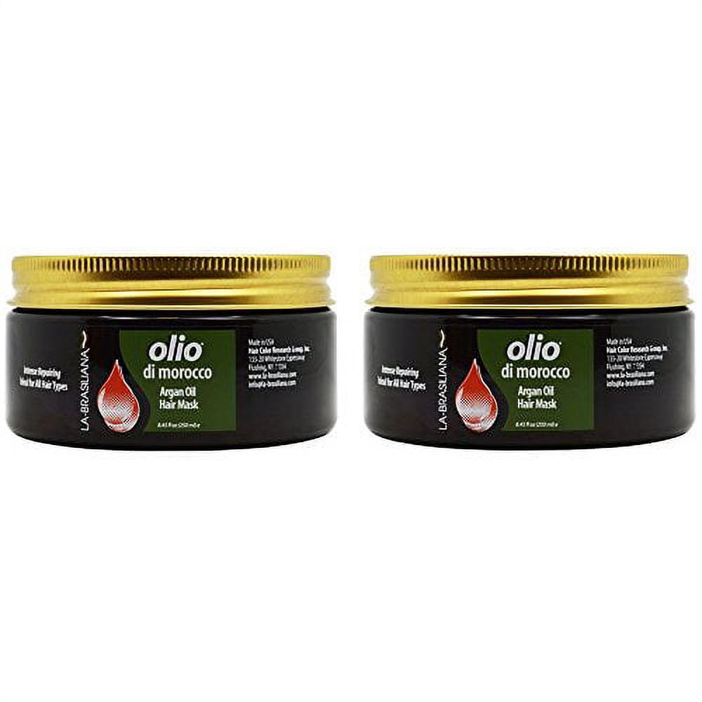 LaBrasiliana Olio Di Morocco Argan Oil Hair Mask 8.45oz "Pack of 2