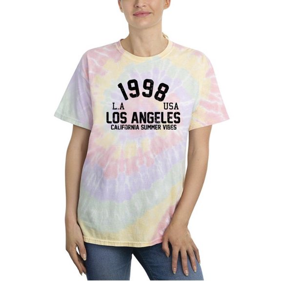 La California Summer Vibes Tie Dye Spiral Women -Image by Shutterstock, Female Medium