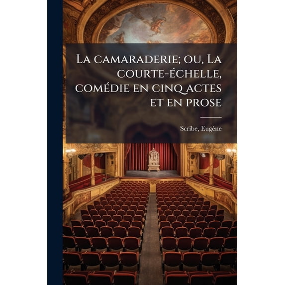La Camaraderie; Ou, La Courte-�chelle, Com�die En Cinq Actes Et En Prose Paperback