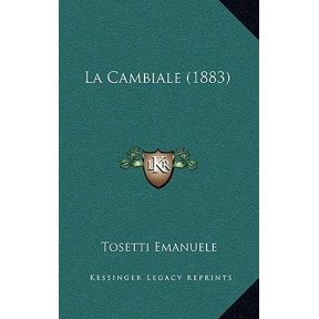 La Cambiale (1883) Paperback