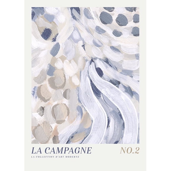 La Campagne No2 Print Wall Art, Modern Wall Decor For Living Room Bedroom, 8x12 UNFRAMED