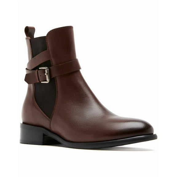 La Canadienne Aiden Leather Bootie, 9, Brown