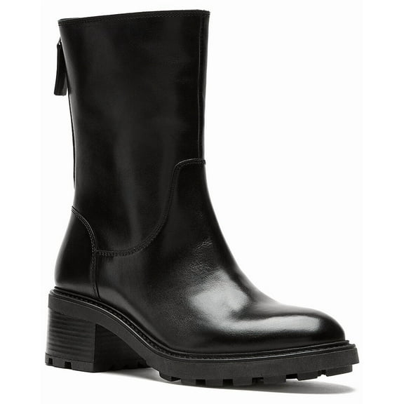 La Canadienne Apple Leather Boot, 8, Black