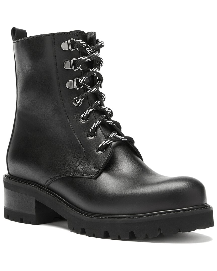 La Canadienne Clover Leather Booties 6.5 Black
