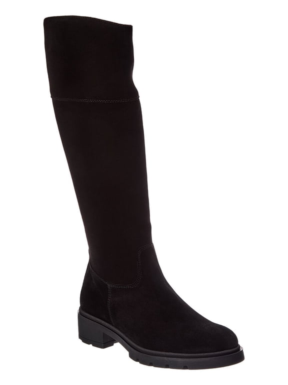 Karlie Suede Boot, 9.5, Black