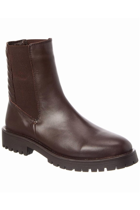 Libra Leather Boot, 10, Brown