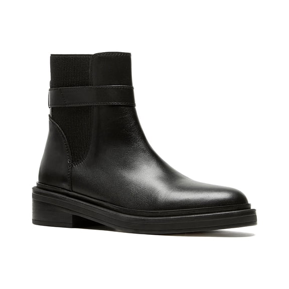 La Canadienne Lily Leather Boot, 7.5, Black