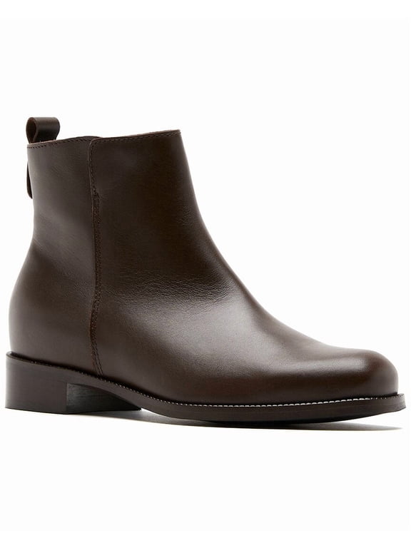 Sea Leather Bootie, 6, Brown