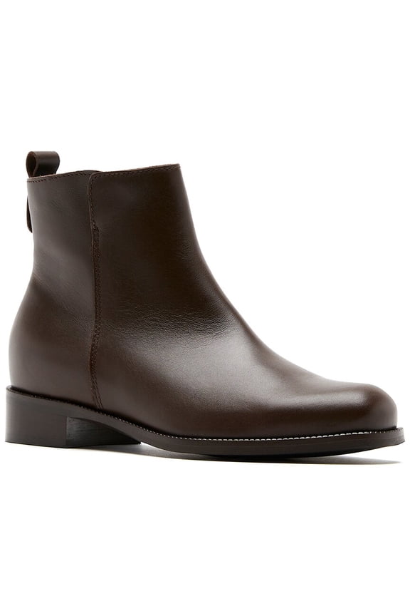 Sea Leather Bootie, 7, Brown